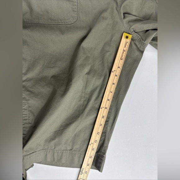 NWT Gloria Vanderbilt Plus Size 18W Olive Green Capris Pants Mid rise 100 Cotton - Picture 4 of 10